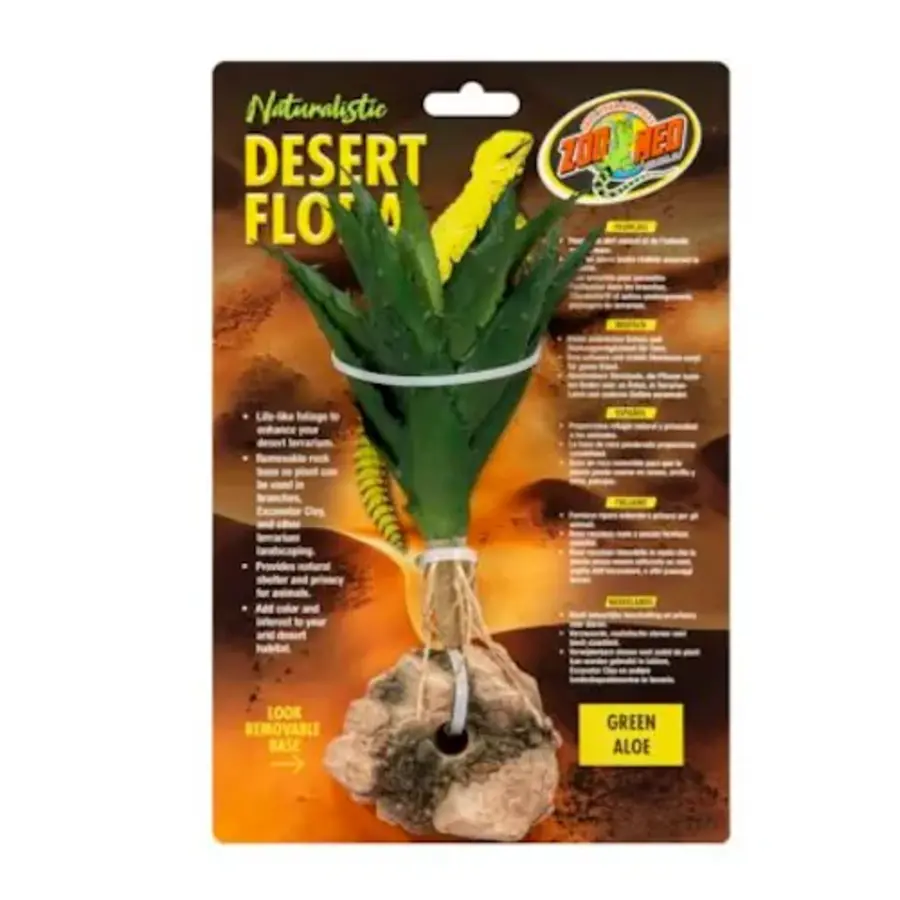 Zoo Med Green Aloe – Realistische Terrarium Kunstplant voor Reptielen