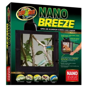 Zoo Med NanoBreeze 25x25x30cm – Aluminium Gaas Terrarium