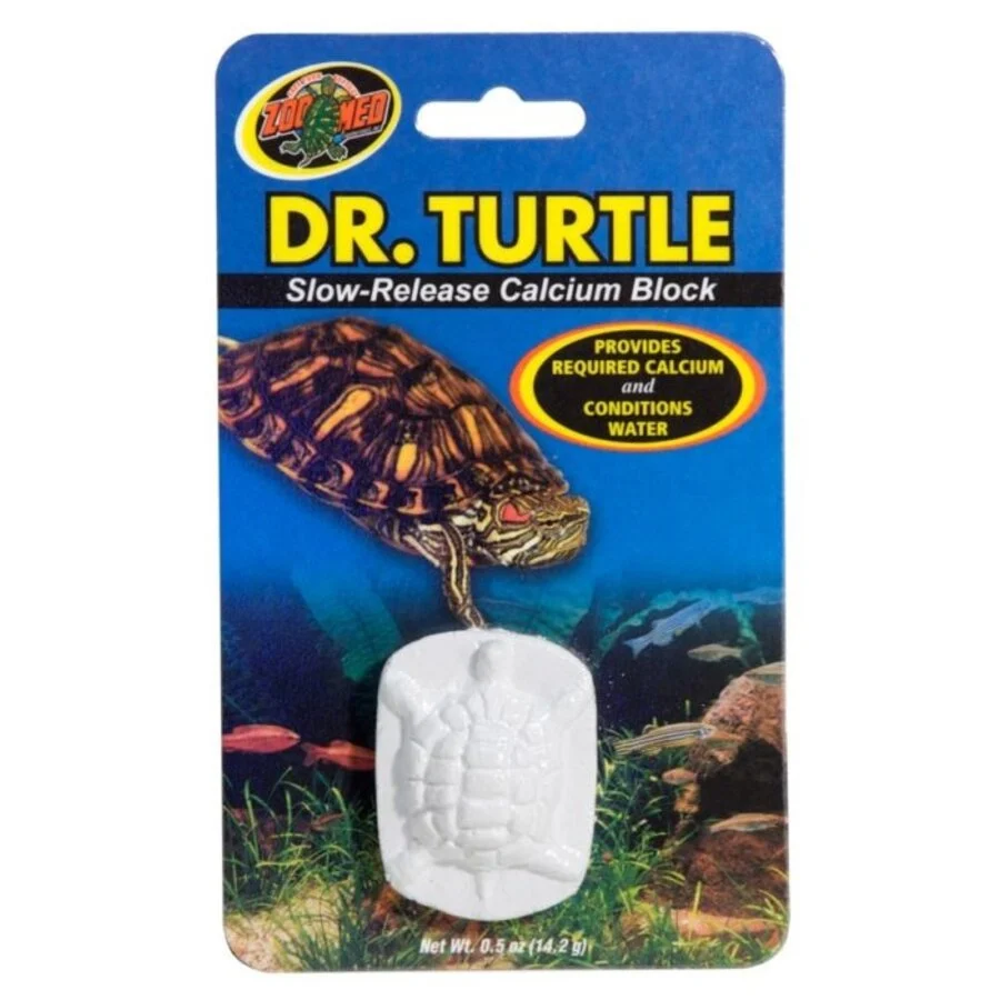Zoo Med Dr. Turtle Slow Release Calcium Block 14 g – Calciumblok voor Waterschildpadden