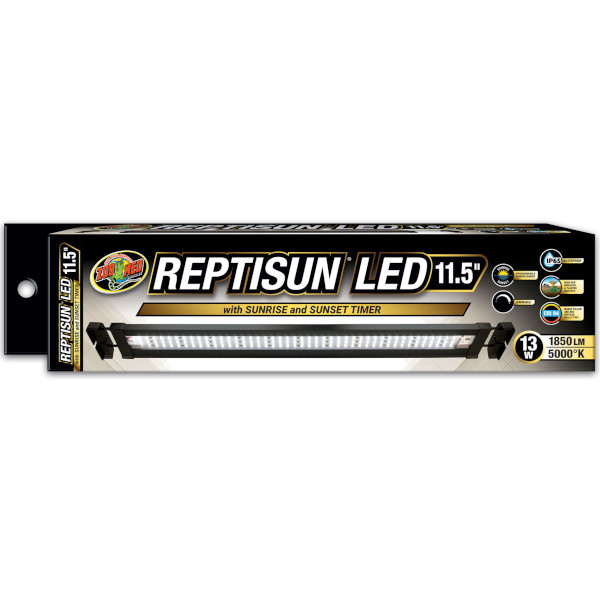 Zoo Med ReptiSun LED Fixture 29cm terrarium lamp voor reptielen